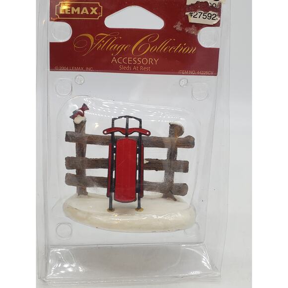 Lemax Christmas Village - Sleds at Rest Figurine - Picture 1 of 2